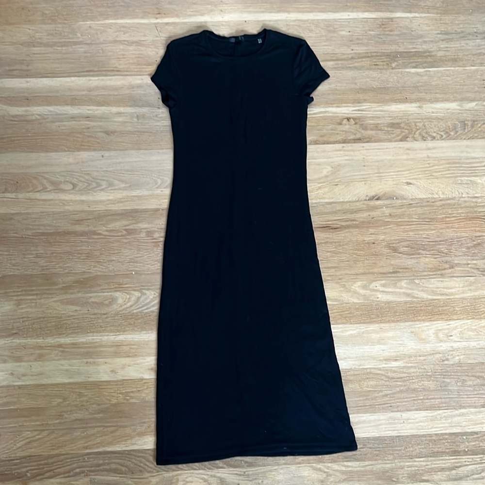 ATM Anthony Thomas Melillo double knit maxi Anthropologie bodycon dress, S